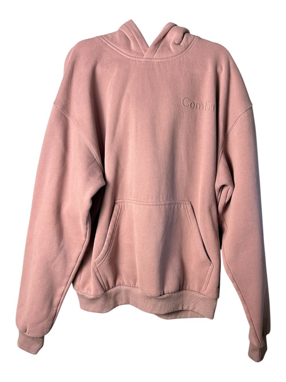 Comfrt Minimalist Hoodie large Orchid color Unisex